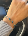 Light Blue Evil Eye Bracelet
