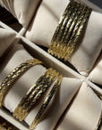 3.5mm Diamond Cut Bangle Sets