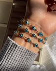 Light Blue Evil Eye Bracelet