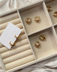 V Shaped Small Hoops