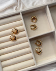 V Shaped Small Hoops