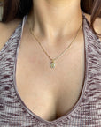 Initial CZ Necklace