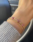Red Evil Eye Bracelet