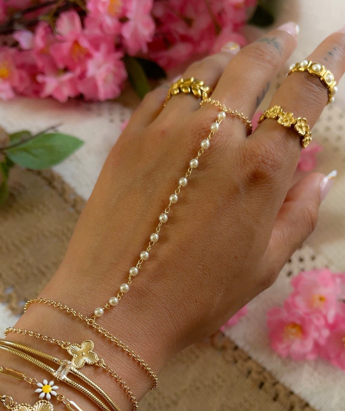 Aurora Hand Bracelet
