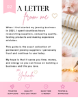 The Permanent Jewelry Supply Guide