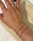 Clover Zircon Chain