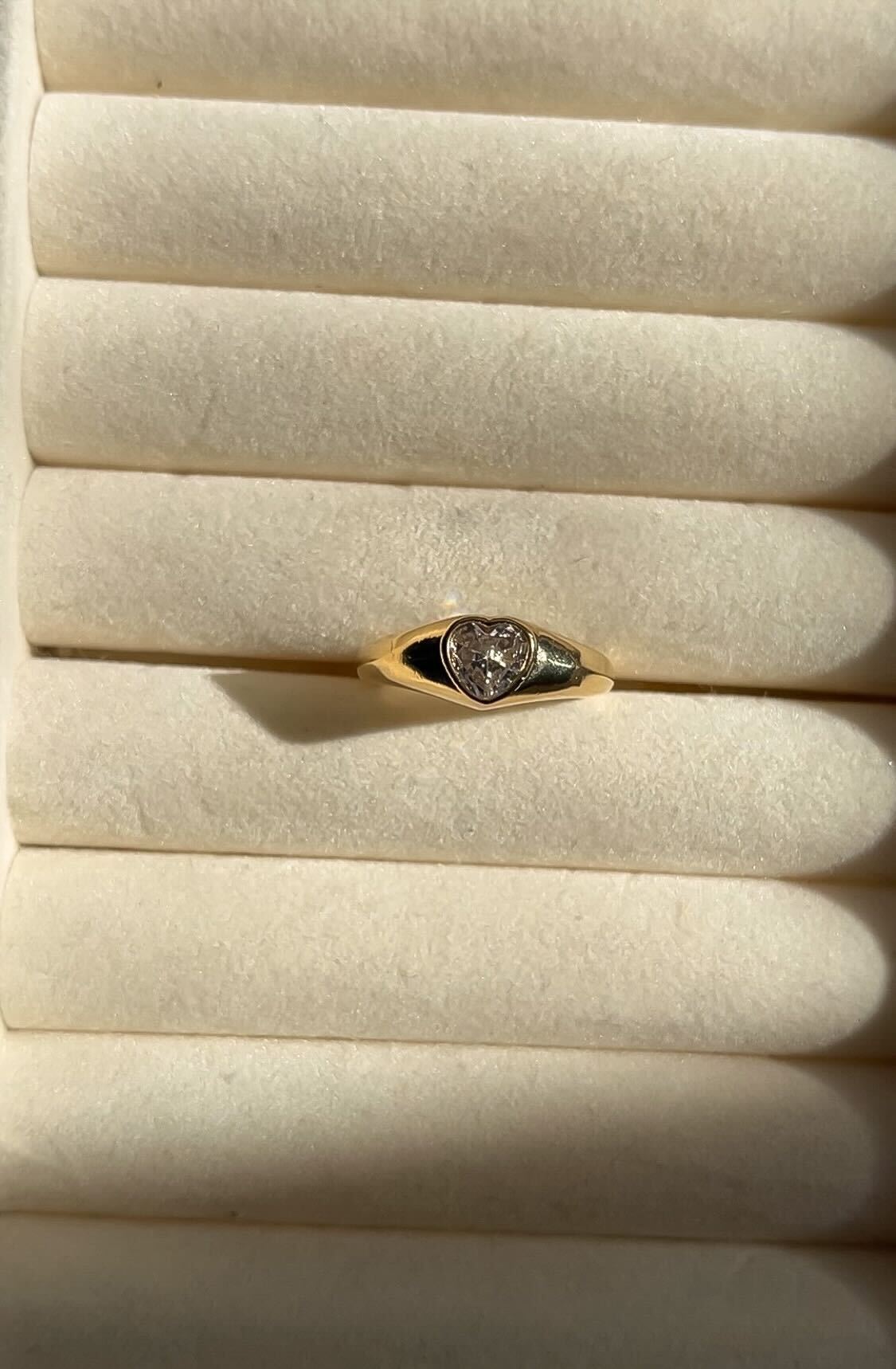 Heart Cz Ring