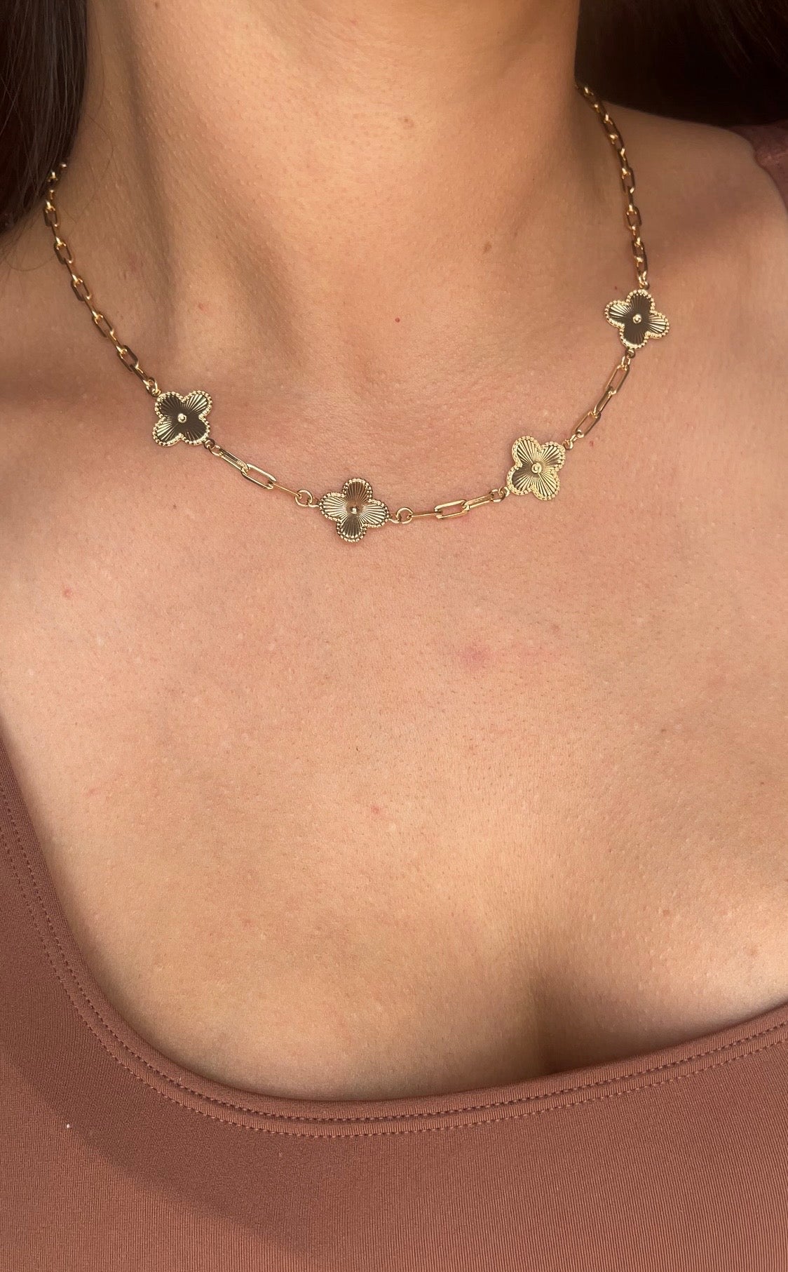 4 leaf clover necklace