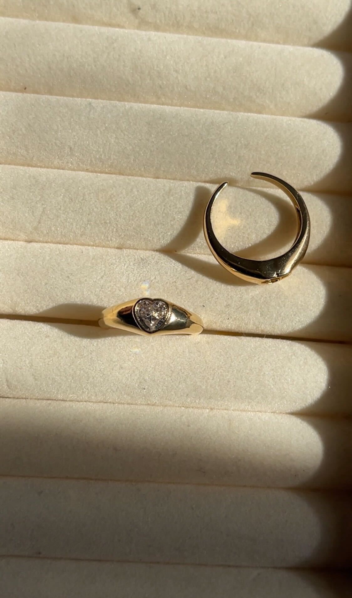Heart Cz Ring