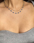 Blue Evil Eye Zen Chain