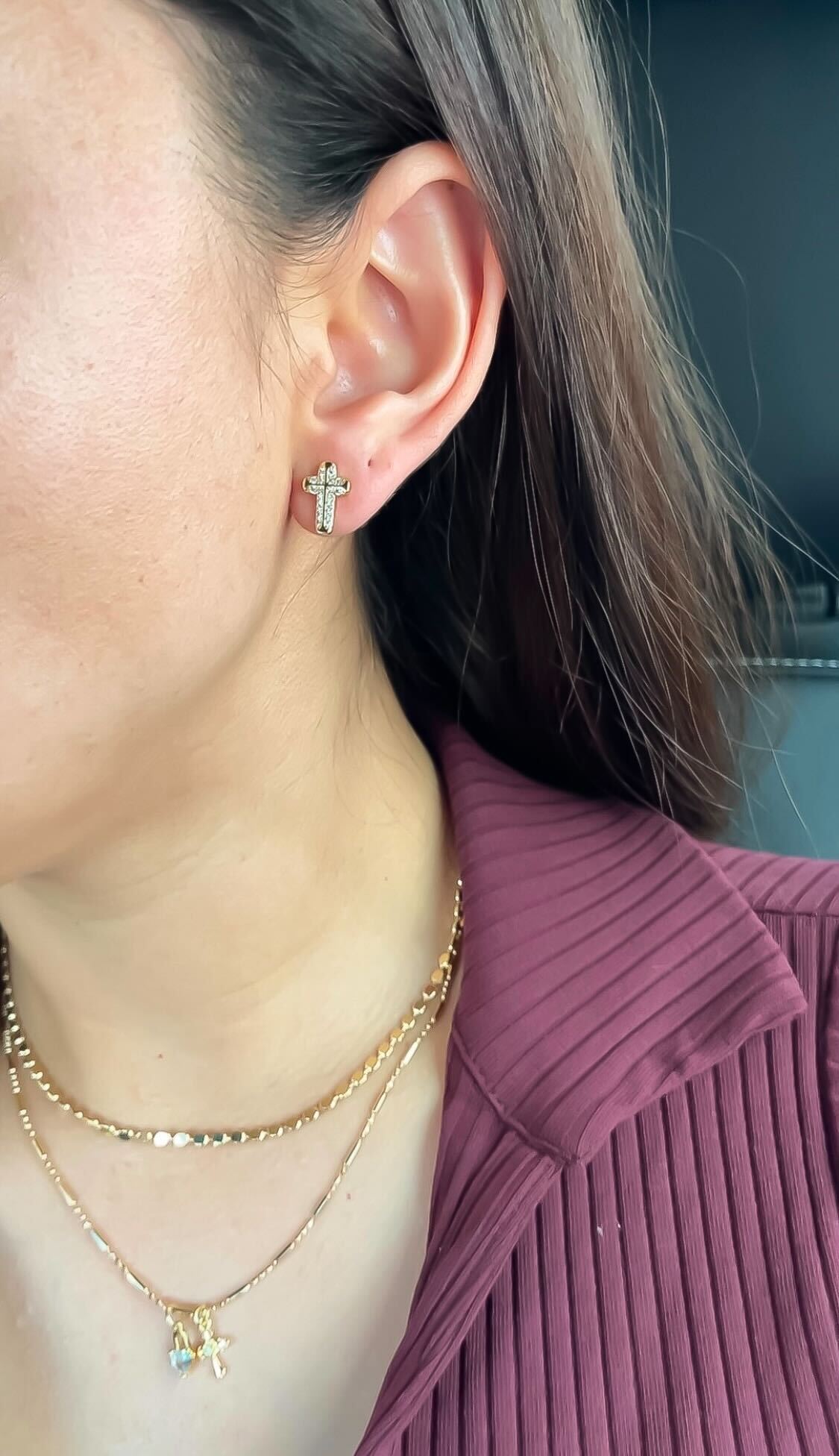 Cross Earrings