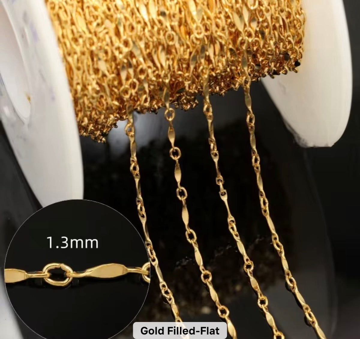 Dapped Bar Chain